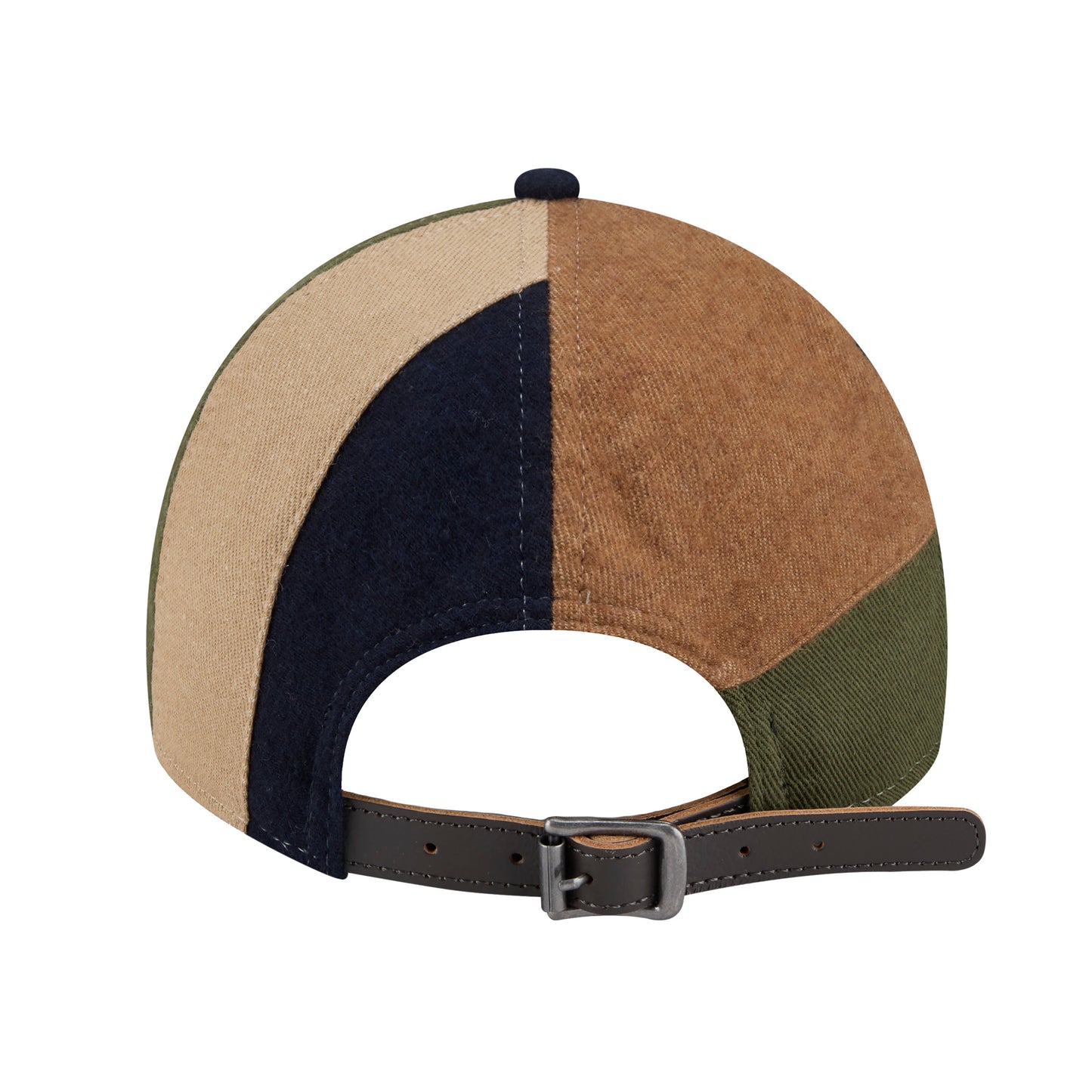 New York Yankees MLB Patchwork Open Brown 9TWENTY Adjustable Cap.