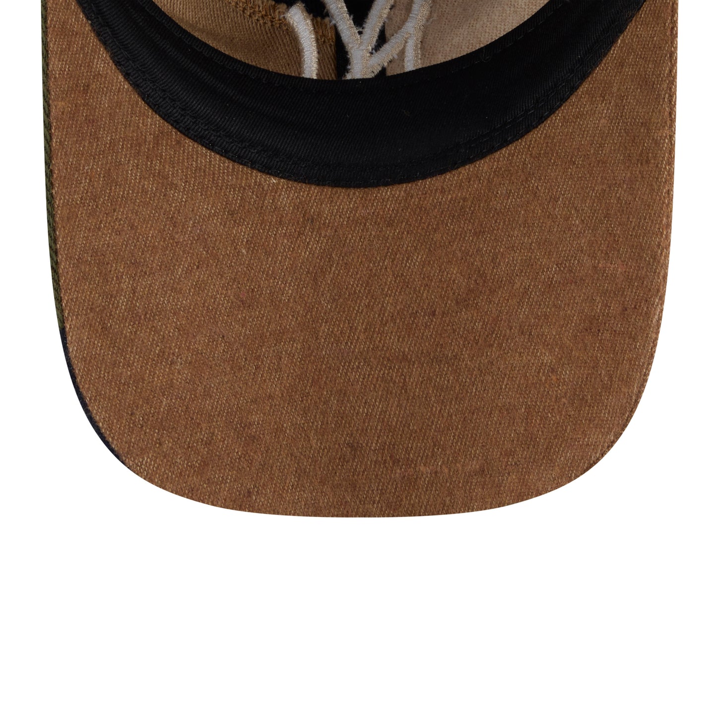 New York Yankees MLB Patchwork Open Brown 9TWENTY Adjustable Cap.