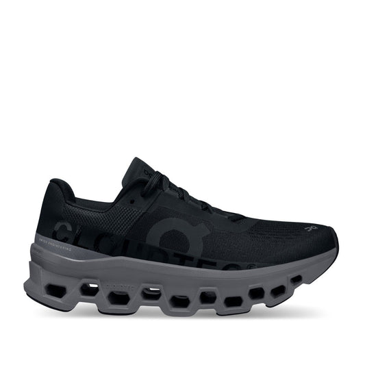 On - Cloudmonster Women - BLACK / MAGNET / Sort - Sko