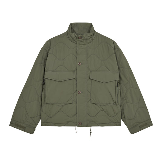 Uniform Bridge - Quilting M51 Short Jacket - OLIVE / Grøn - Jakker