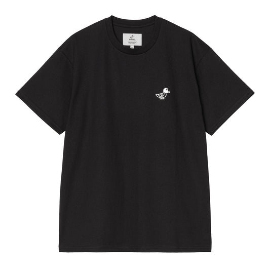 Carhartt WIP - S/S Madison Duck T-Shirt - BLACK/WHITE / Sort - T-Shirts