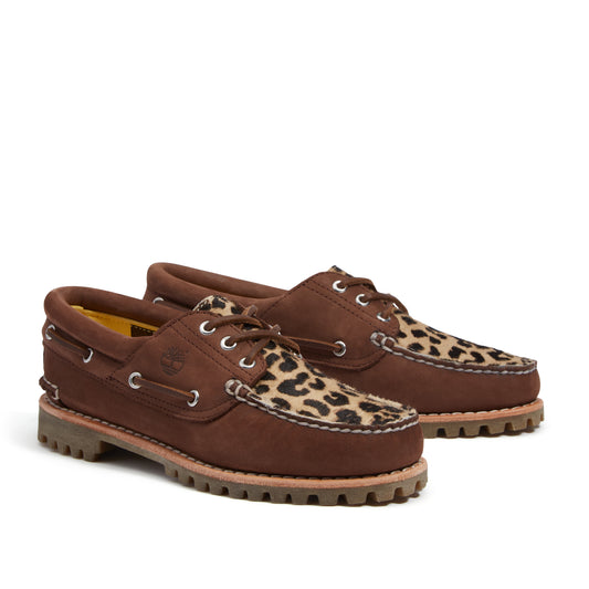 Noreen 3-Eye Lug Handsewn Boat Shoe (w)