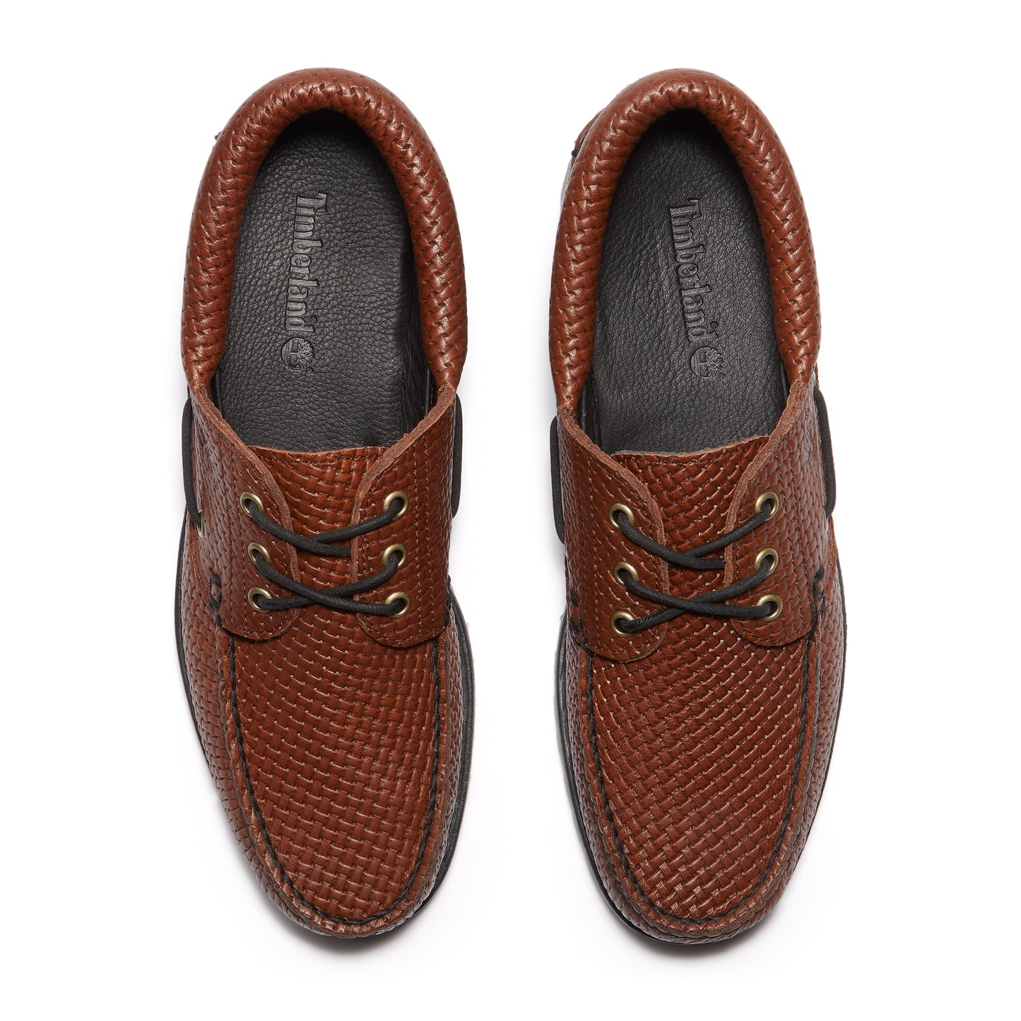 AUTH BOAT SHOE MEDIUM BROWN FULL GRAIN