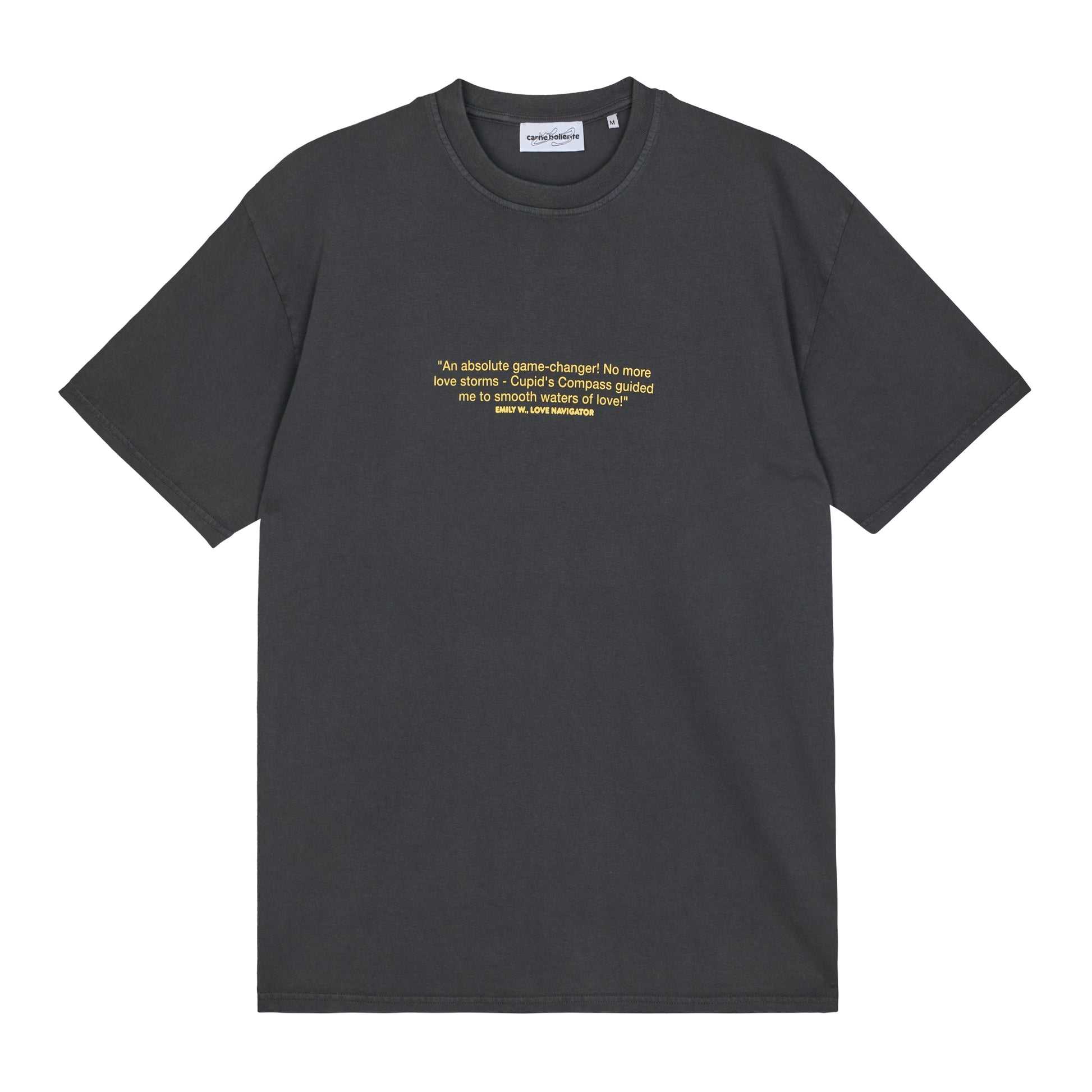 Carne Bollente - Searching Romance? - OFF BLACK / Grå||Sort - T-Shirts
