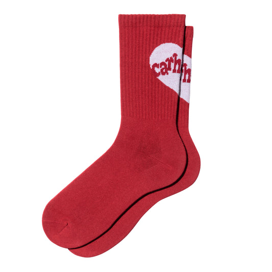 Carhartt WIP - Amour Socks - TUSCANY / WHITE / Rød - Accessories