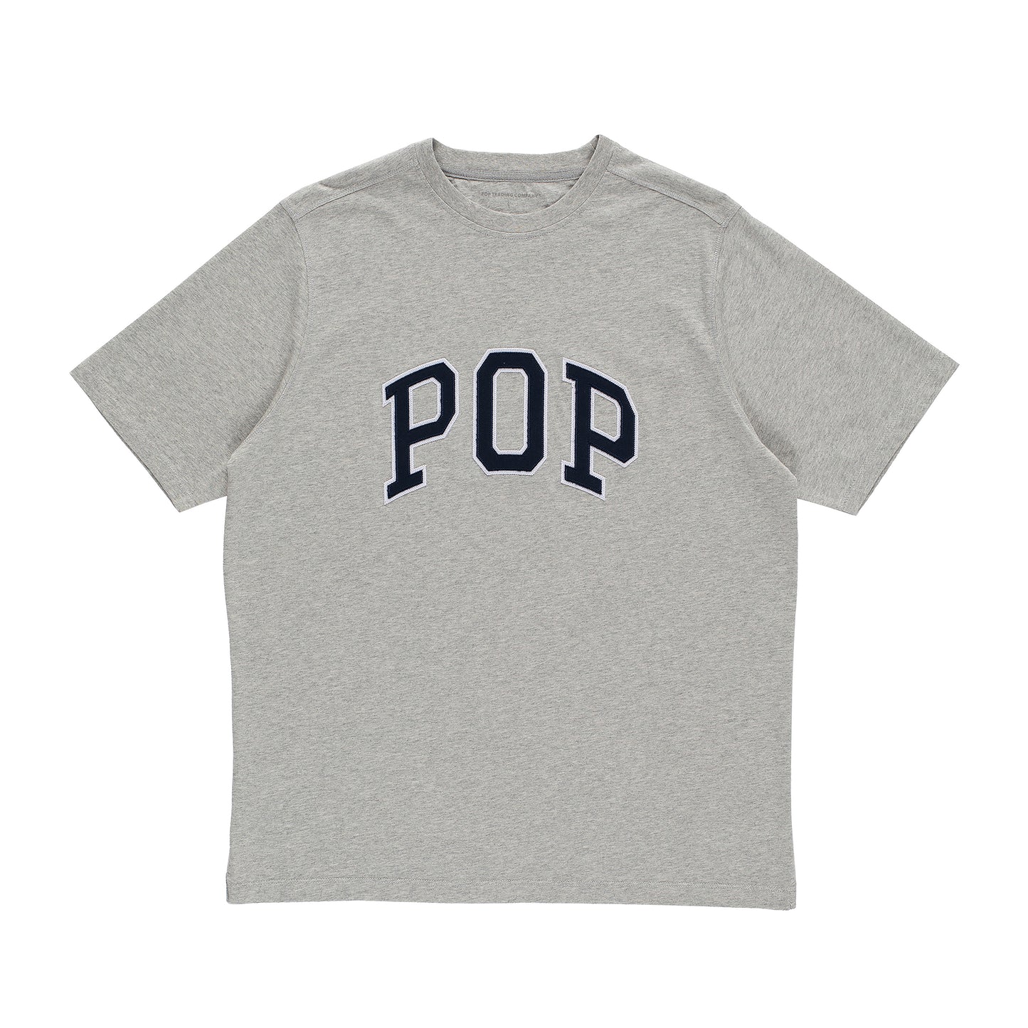 Pop Trading Company - Arch T-Shirt - GREY HEATHER / Grå - T-Shirts