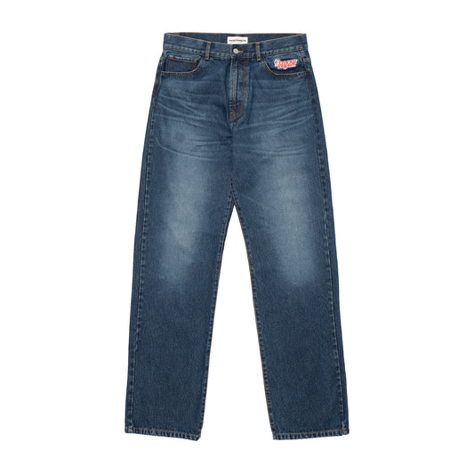 Carne Bollente - Back Pocket Pleasures - WASHED BLUE / Blå - Bukser
