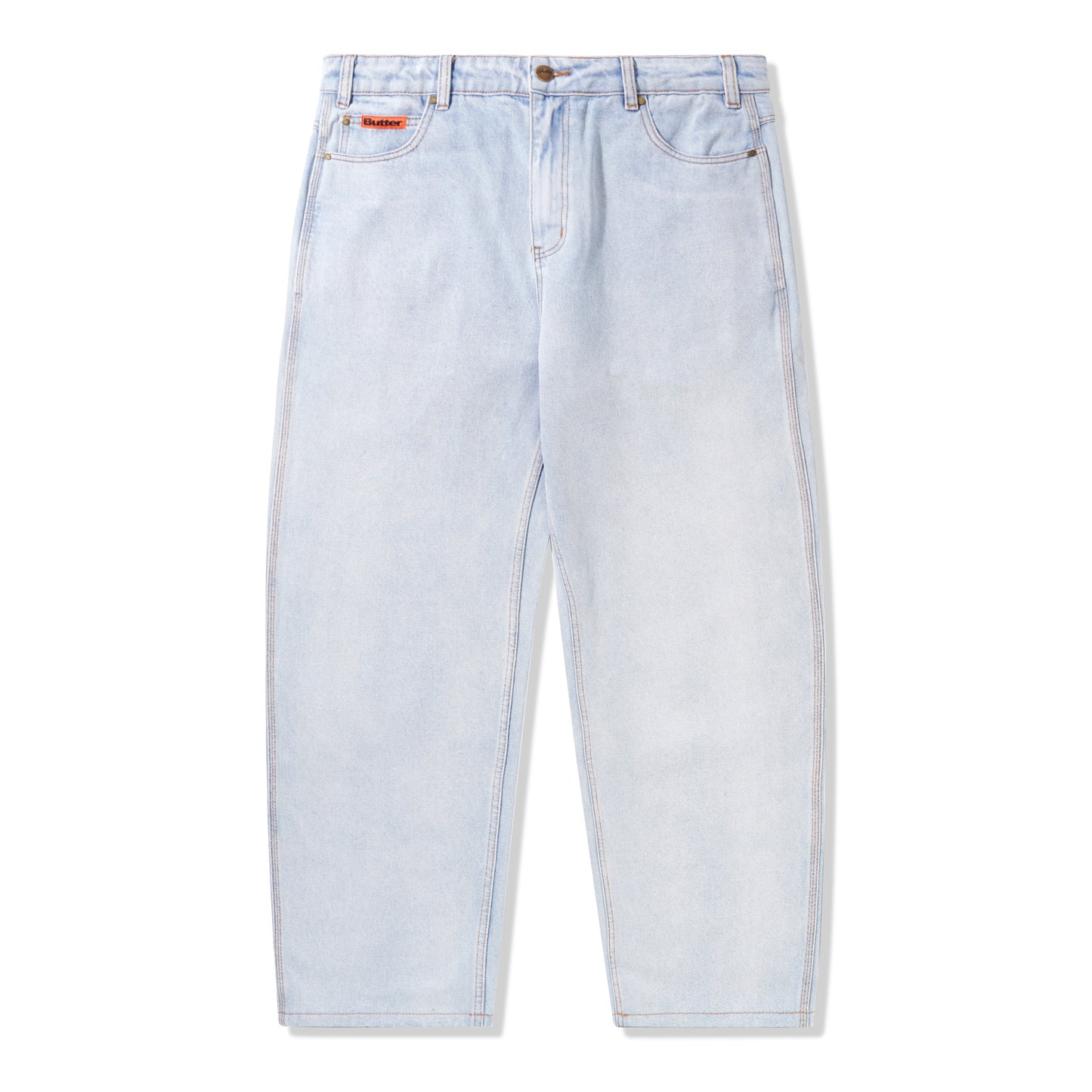Butter Goods - Baggy Denim Jeans - LIGHT BLUE / Blå - Bukser