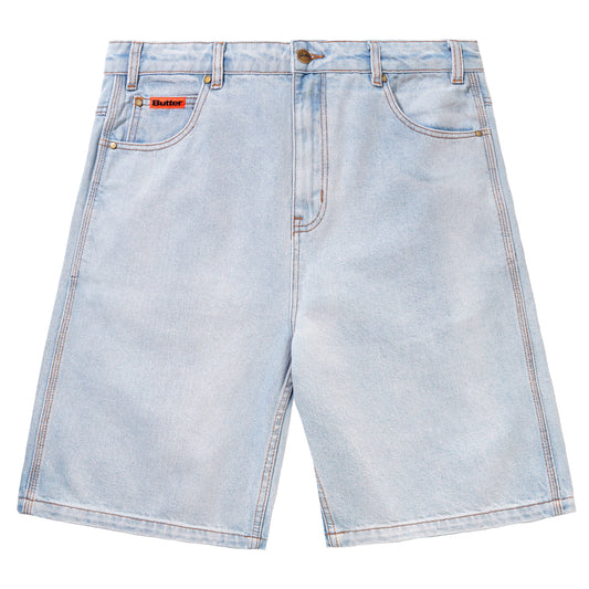 Butter Goods - Baggy Denim Shorts - LIGHT BLUE / Blå - Shorts