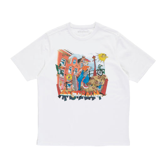 Pop Trading Company - Ben-G Amsterdam T-Shirt - WHITE / Hvid - T-Shirts
