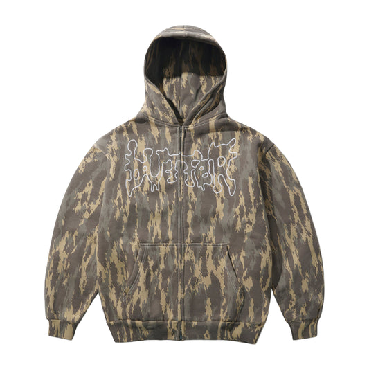 Blotch Zip-Thru Hood