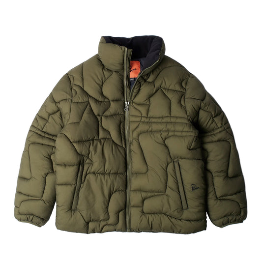 By Parra - Boring Village Puffer Jacket - GREEN / Grøn - Jakker