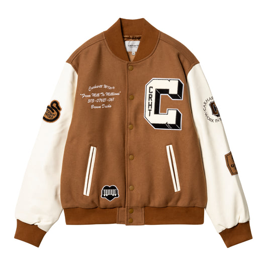 Carhartt WIP - Brown Ducks Bomber - HAMILTON BROWN / WAX / Brun - Jakker