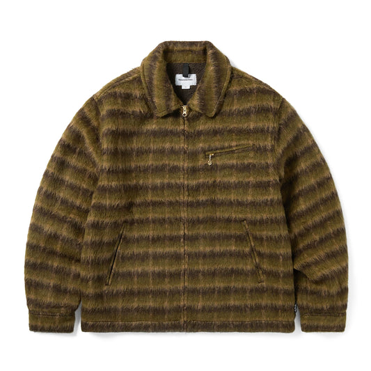 Thisisneverthat - Brushed Wool Check Jacket - DARK BROWN / Brun||Tern - Jakker