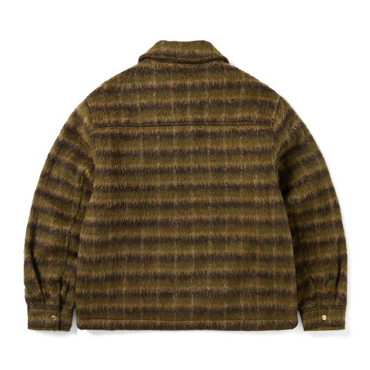 Brushed Wool Check Jacket
