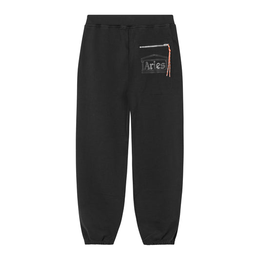 Aries - Premium Temple Sweatpant - BLACK / Sort - Bukser