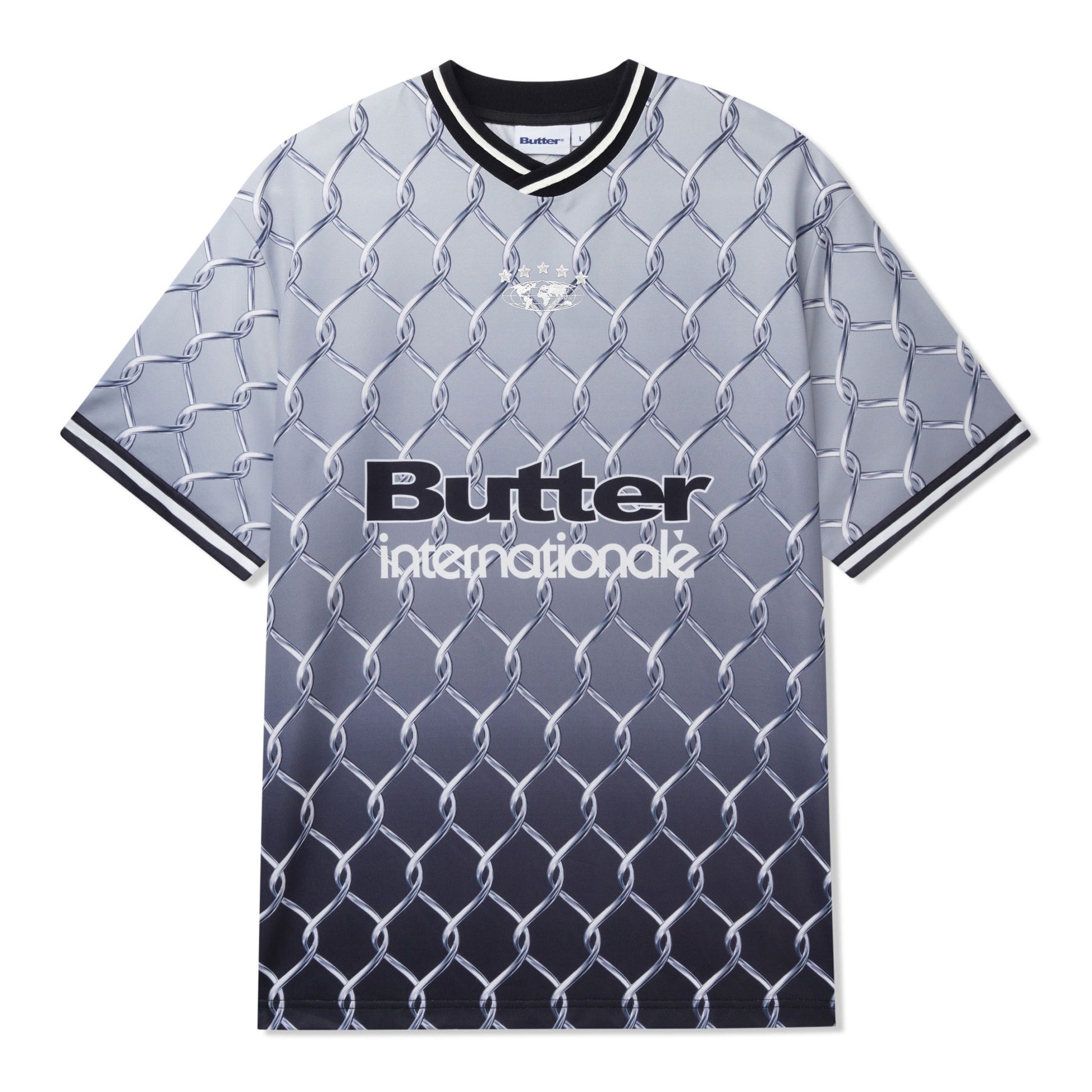 Butter Goods - Cage Jersey - GREY / Grå - T-Shirts