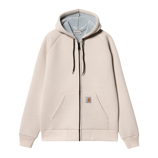 Carhartt WIP - Car-Lux Hooded Jacket - MOONBEAM / GREY / Grå - Jakker