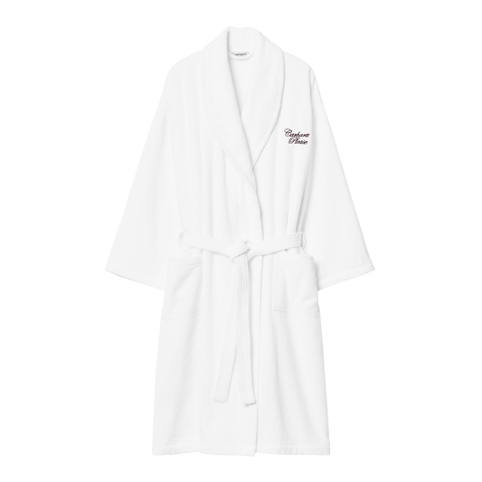 Carhartt WIP - Carhartt Please Bathrobe - WHITE / BORDEAUX / Hvid - Accessories