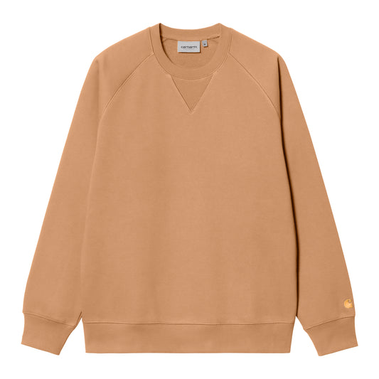 Carhartt WIP - Chase Sweat - PEANUT / GOLD / Beige||Brun - Sweatshirts