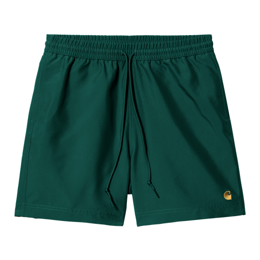 Carhartt WIP - Chase Swim Trunks - CHERVIL / GOLD / Grøn - Shorts