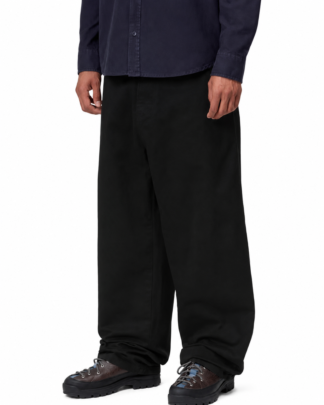 Carhartt WIP Brady Pant Chino – Black Stone Washed