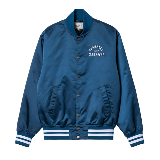 Carhartt WIP - Class Of 89 Bomber Jacket - ELDER / WHITE / Blå - Jakker