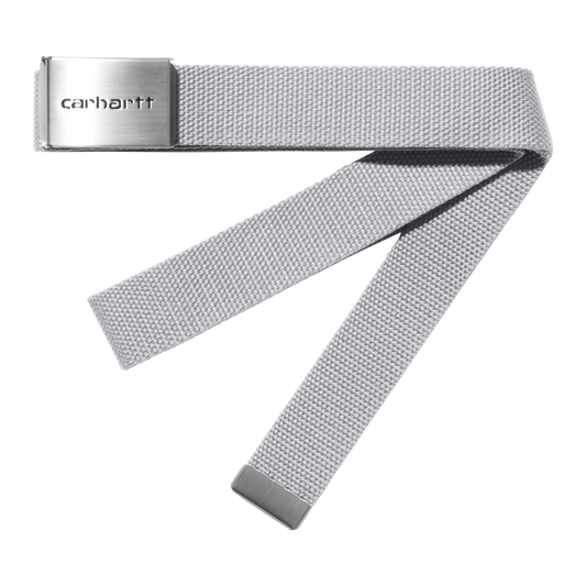 Carhartt WIP - Clip Belt Chrome - SONIC SILVER / Grå - Accessories