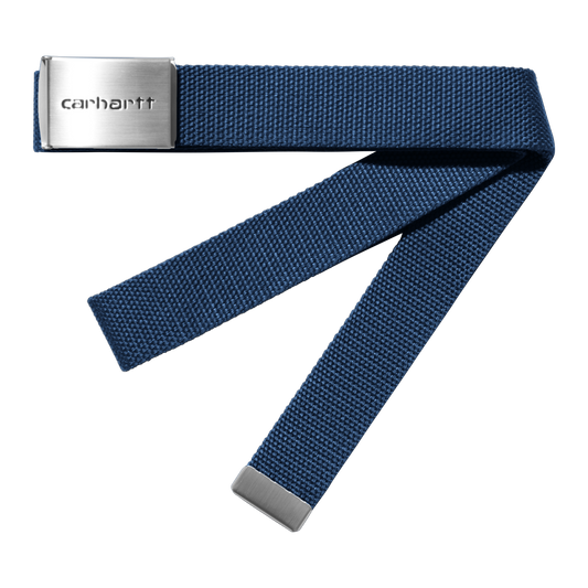 Carhartt WIP - Clip Belt Chrome - ELDER / Blå - Accessories