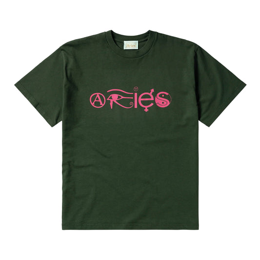 Aries - Coexist SS Tee - FOREST GREEN / Grøn - T-Shirts