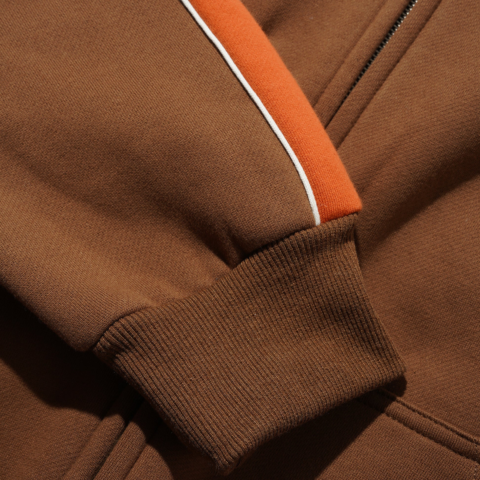 Butter Goods - Connection Zip-Thru Hood - BROWN / Brun - Sweatshirts