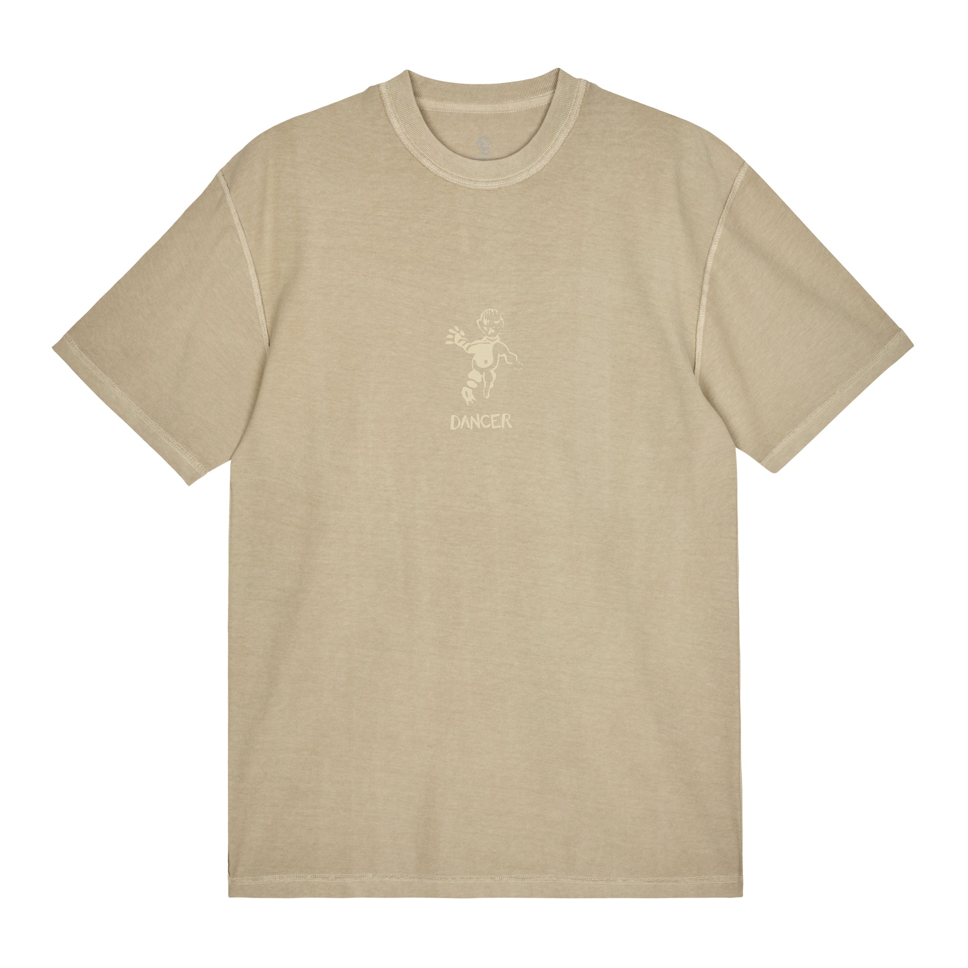 Dancer - OG Logo Inside Out Tee - TAN / Beige - T-Shirts