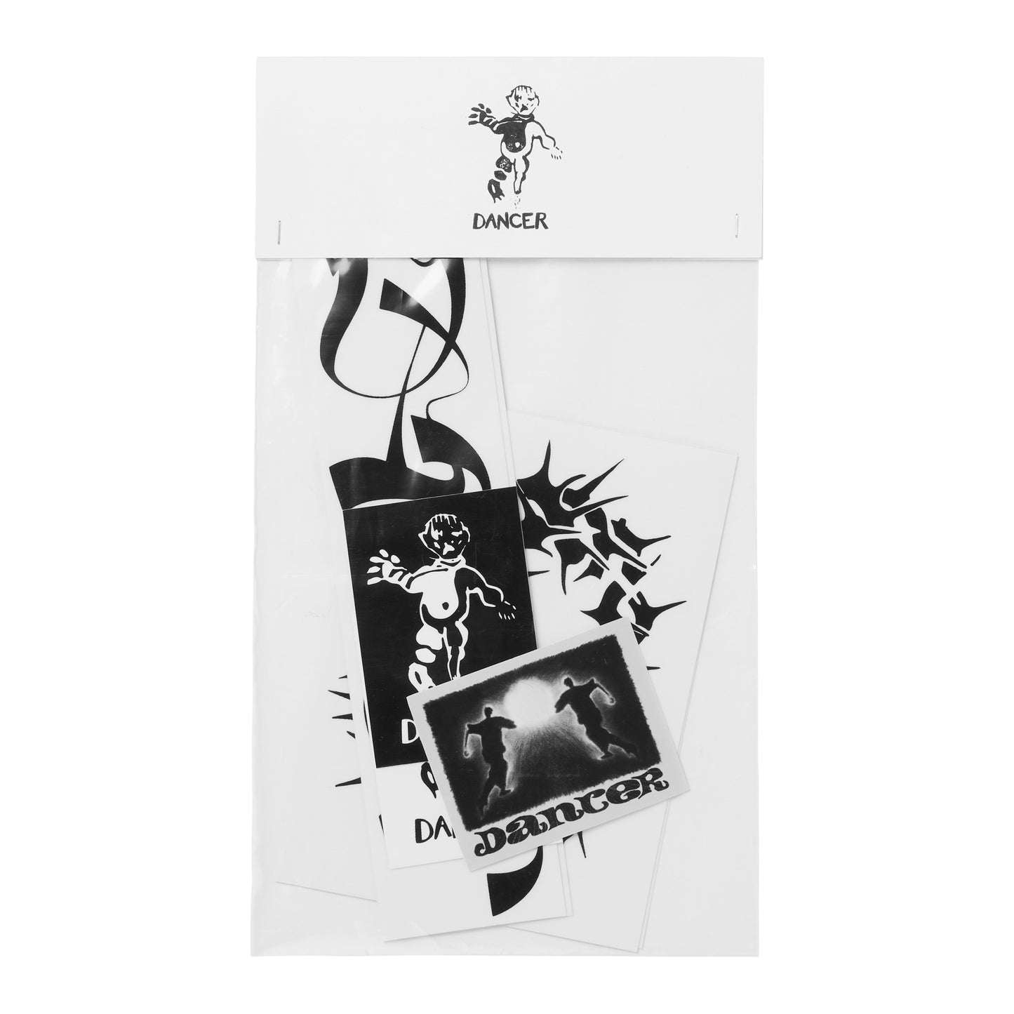 Dancer - Sticker Pack - STEEL BLUE / Hvid||Sort - Accessories