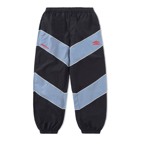 Butter Goods - Diamond Tracksuit Pants - BLACK / SLATE / Blå||Sort - Bukser