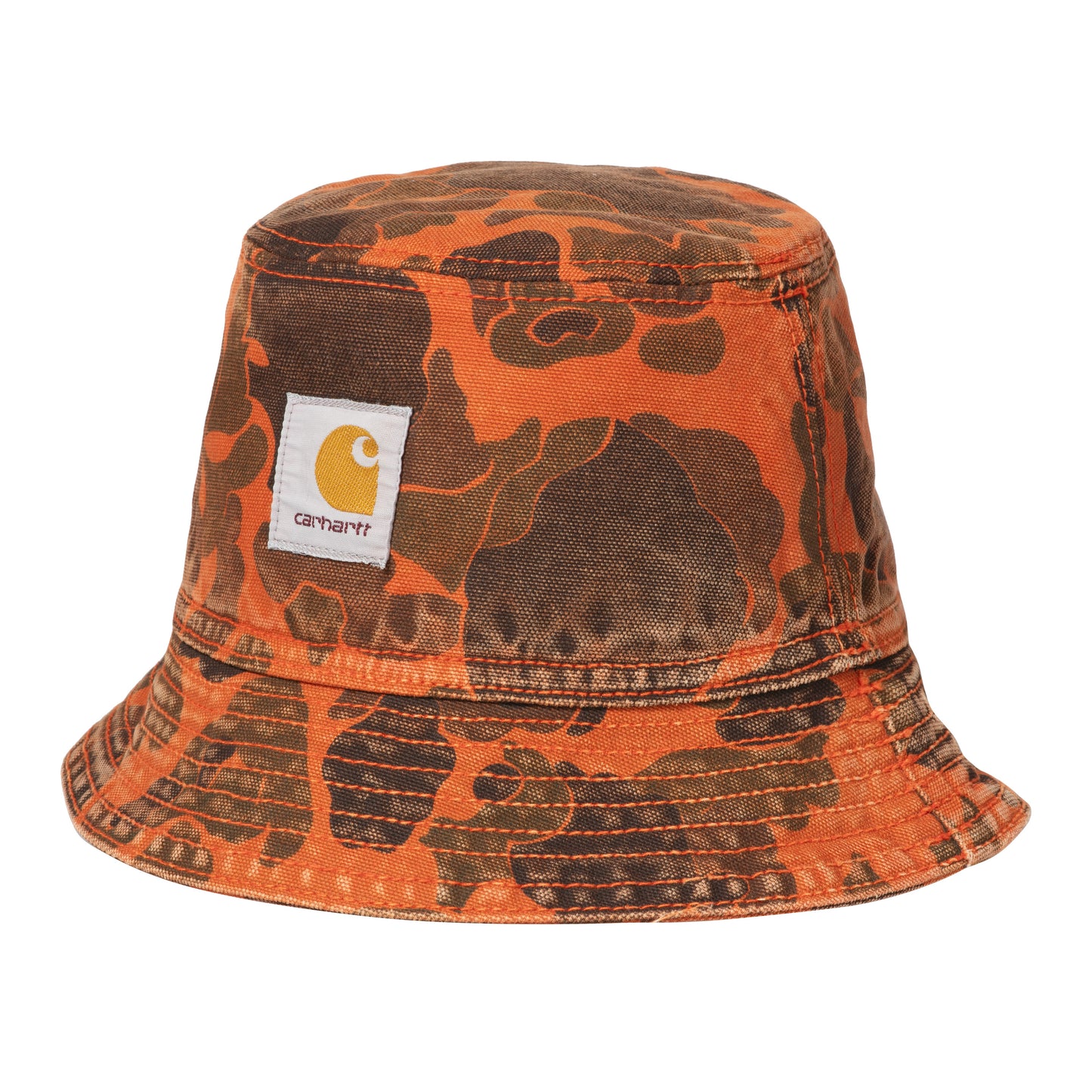 Carhartt WIP - Duck Bucket Hat - GREEN / TURMERIC / Camouflage||Grå||Orange - Accessories