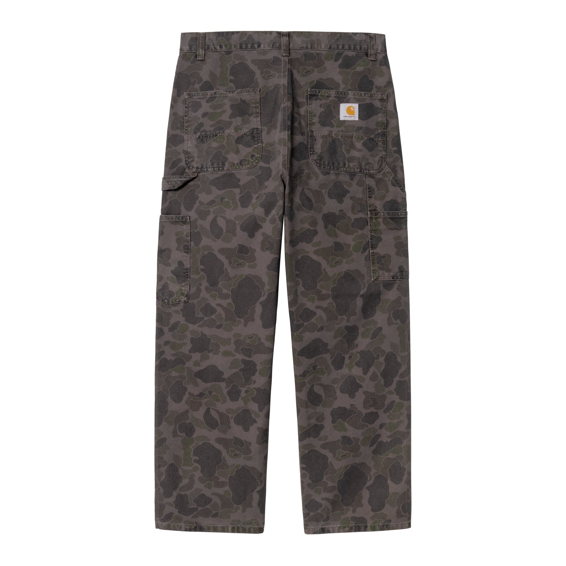 Carhartt WIP - Duck Single Knee Pant Dearborn - GREEN / GRAPHITE / Camouflage||Grå||Grøn - Bukser