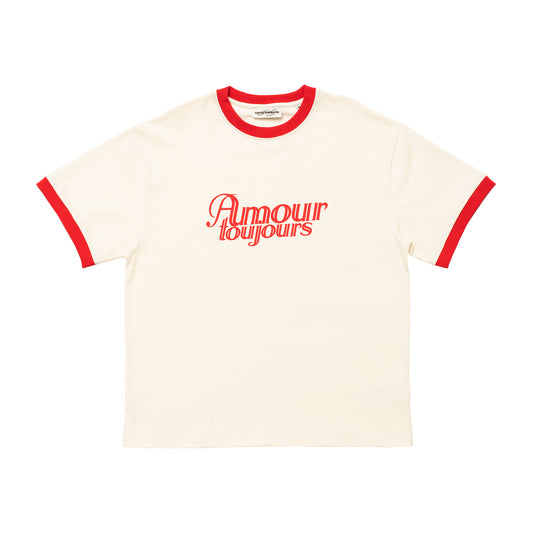 Carne Bollente - Even More Amour - OFF-WHITE / Rød||Hvid - T-Shirts