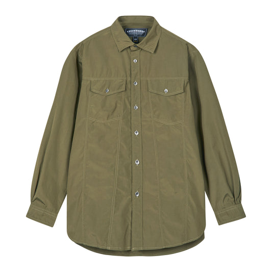 Frizmworks - CP Type3 Trucker Shirt - OLIVE / Grøn - Skjorter