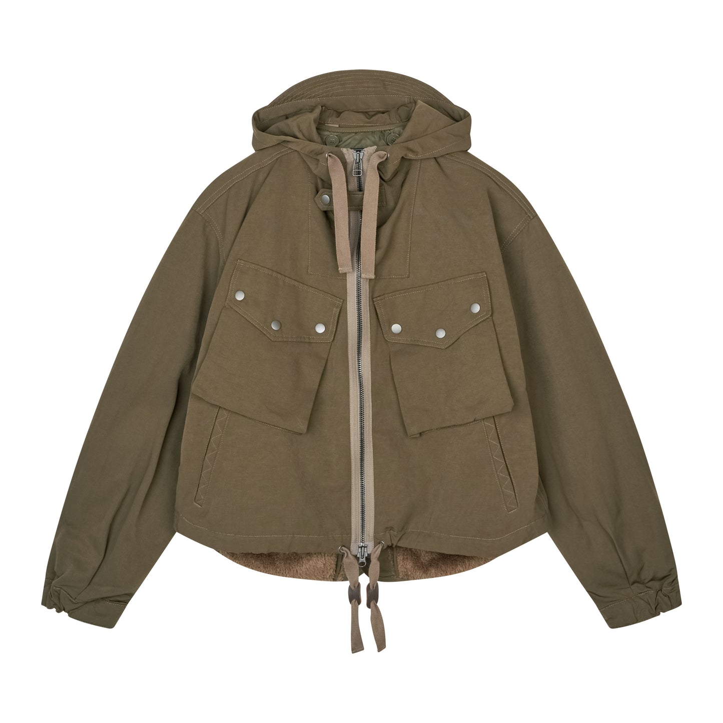 Frizmworks - Smock Hooded Parka 002 - OLIVE / Grøn - Jakker
