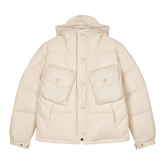Frizmworks - Smock Puffer Down Parka - CREAM / Beige - Jakker