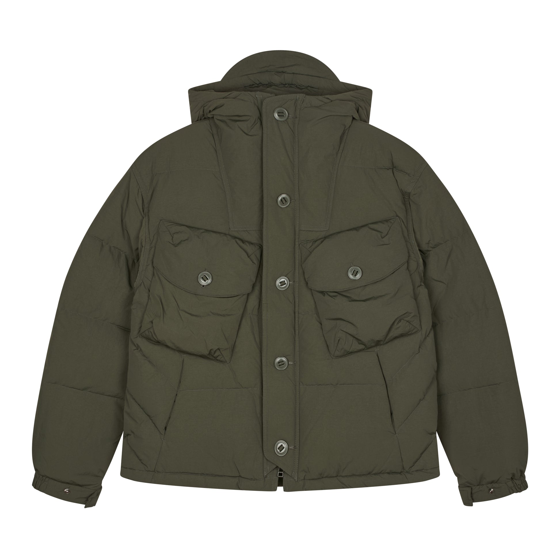 Frizmworks - Smock Puffer Down Parka - DARK GREEN / Grøn - Jakker