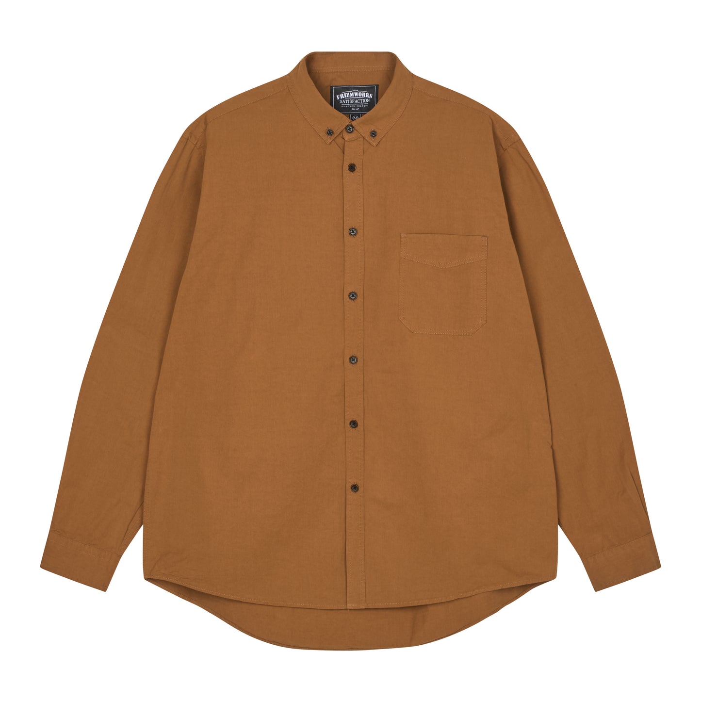 Frizmworks - High Count French Shirt - BRICK / Brun||Orange - Skjorter