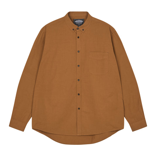 Frizmworks - High Count French Shirt - BRICK / Brun||Orange - Skjorter