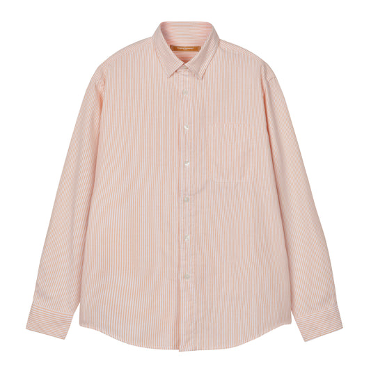 Frizmworks - OG Stripe Oversized Shirt - ORANGE / Orange||Striber - Skjorter