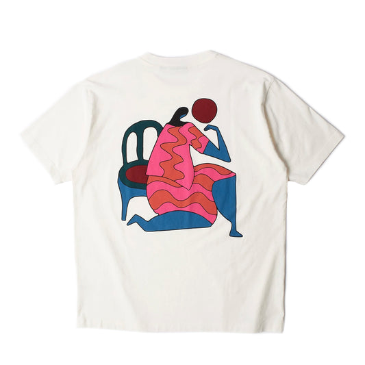Face Ball T-Shirt Off White