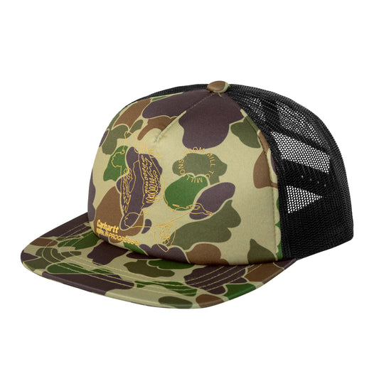 Carhartt WIP - Flying Ducks Trucker Cap - GREEN / Grøn - Accessories