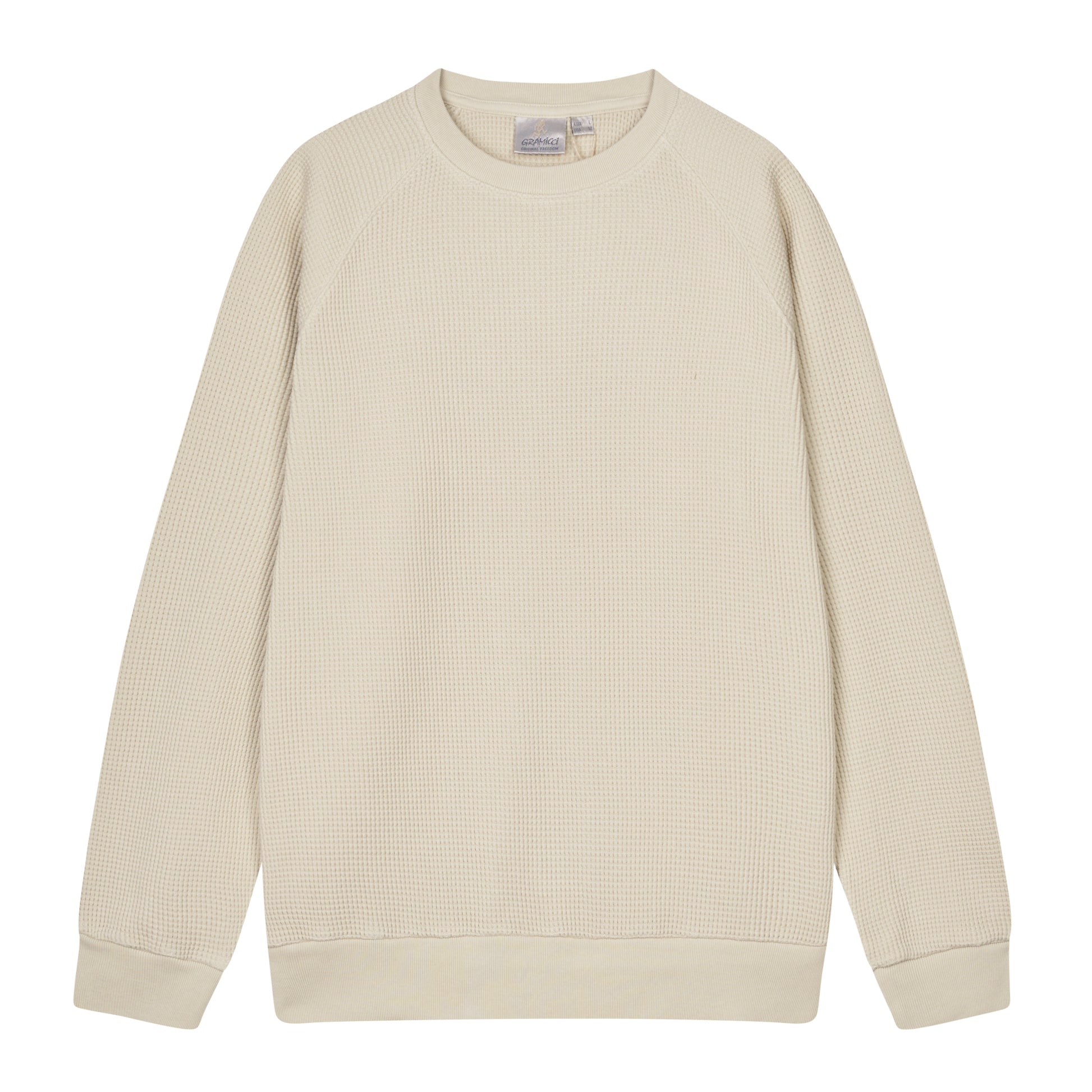 Gramicci - Waffle Crew - pigment sand - Herre > Sweatshirts