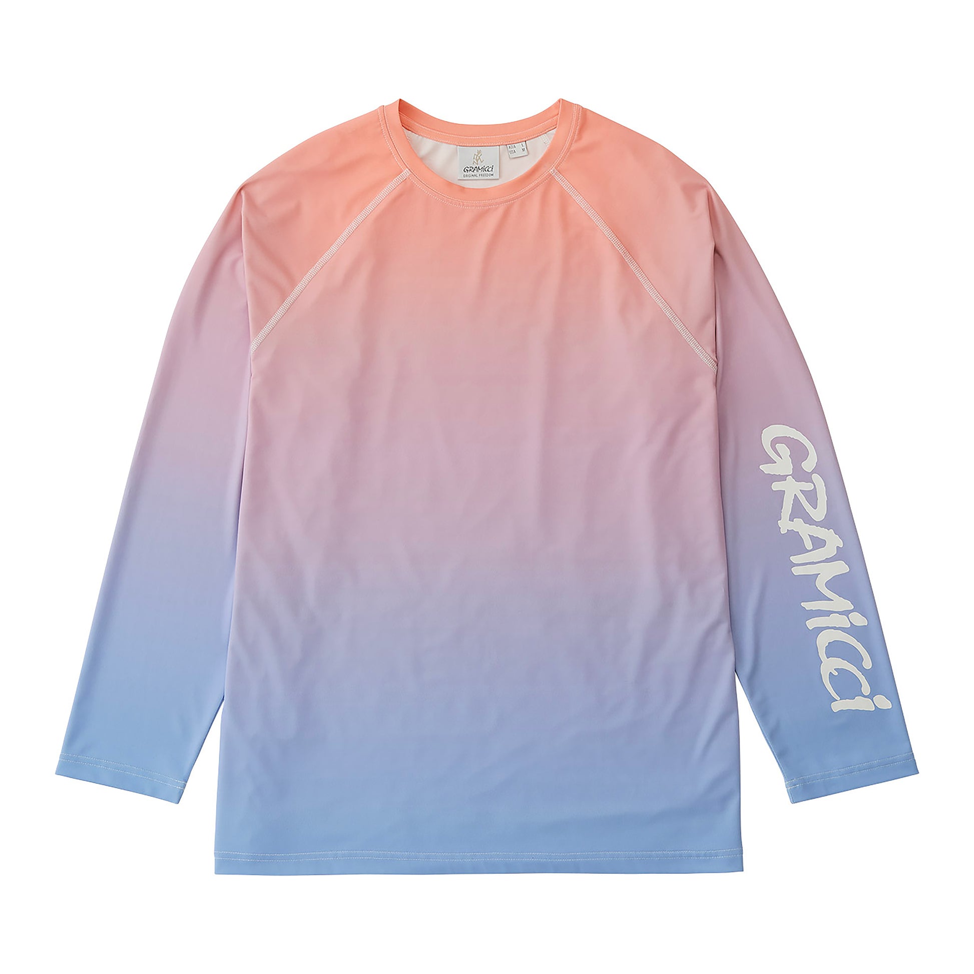 Gramicci - UPF-Shield Long Sleeve Top - GRADUATION BLUE / Multi||Blå - T-Shirts
