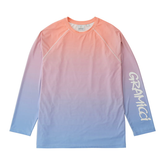 Gramicci - UPF-Shield Long Sleeve Top - GRADUATION BLUE / Multi||Blå - T-Shirts