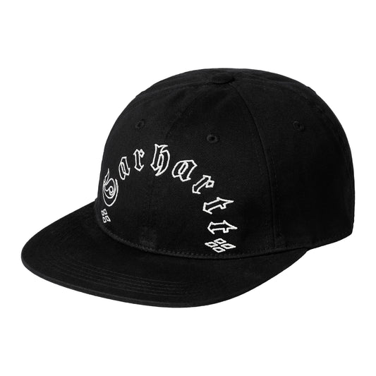 Carhartt WIP - Greatest Hits Cap - BLACK / WHITE / Sort||Hvid - Accessories